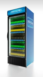 Refrigerated Display Case for Beverages and Food, Model CMV-750W [R290] B