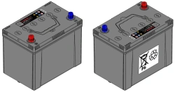 TUBOR ASIA 6ST-60.1 VL D26 V00 Lead-Acid Starter Battery