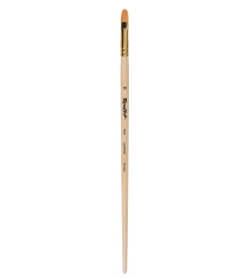 Oval Synthetic Hair Paint Brush for Art Painting