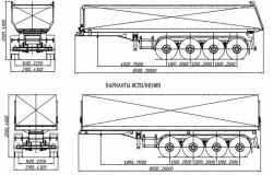 Semi-Trailer Dump Truck for Bulk Materials MT-2900705.1410.4