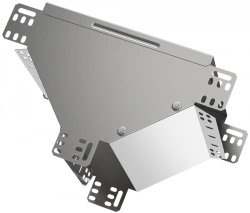 Vertical T-shaped Cable Diverter 100x400mm HDZ IEK CLM50D-OVN-100-400-HDZ