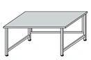 Metal Laboratory Table with Metal Frame SL-1(m)