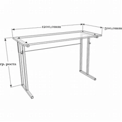 Durable Student Desk for MGN Art. 18086085