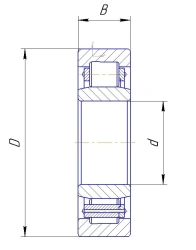 Rolling Bearing 6-1032948M-ETU 100/3