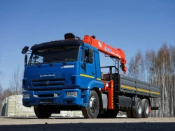 Multi-functional Truck with Hydraulic Crane KMA on KAMAZ 65117 Base 64K33N-UA