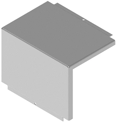 Vertical External Corner Cover for Cable Trays 90 Degrees KL 000x000 GV90