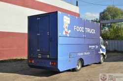 Diesel Truck 67065D on KAMAZ 65111 Chassis with Van Body