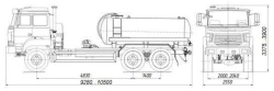 Vacuum Tanker MV 4680L7-10 on Ural 4320 Chassis