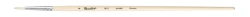 Round Hog Bristle Paint Brush for Art Painting