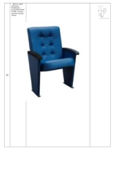 Diplomat Conference Chair, Size: 600*680*1000 mm, Seat Cushion Thickness 140 mm