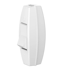 Caduceus Aling Series Single Switch for Wall Lamps 6A, 250V~, White, Art. 216.0