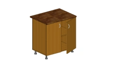 Under-sink cabinet with adjustable legs GМ 31.02.10.190.005.13.00