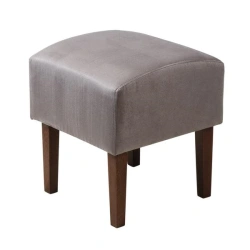 Soft Wooden Pouf - Comfortable Seating Option