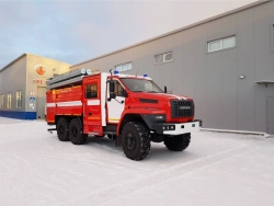 Fire Tanker AЦ-(3.0-8.0)-?, Model 5881T2 on Ural-5557 Chassis