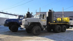 Hot Oil Paraffin Removal Unit (ADPM) UZST Type UZST01 Model 6891-18 on Ural 5557-72 Chassis