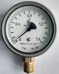 MP4-U-1-UHL1 Pressure Gauge for Liquid and Gas Measurement