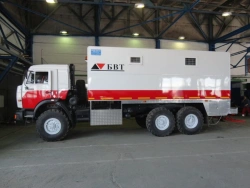 Laboratory Perforation Station LPS Model 6799F on KAMAZ-43118 Chassis