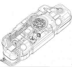 Plastic Fuel Tank for Gazelle Next Bus Benzin A31R33 1101006-10