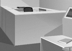 Reception Desk with 16mm MDF and PVC Edging