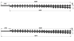 Rail Frame with Spike Type R65 Mark 1/11 (Project 2750.11.000/-01; 2750.12.000/-01)