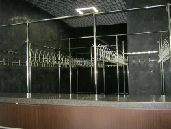 Stainless Steel Wardrobe System for Storing Outerwear