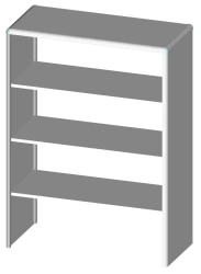 Laboratory Extension N 900-4 from "LABROMED-3" Hospital Furniture Set