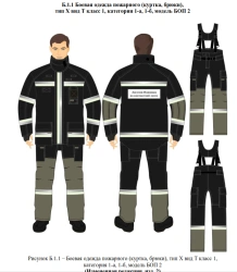 Firefighter Protective Clothing, Type X, Model BOP 2