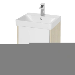 Scandinavian Style Vanity Cabinet Aquaton Scandi 45 White, Verona Oak 1A251601SDB201