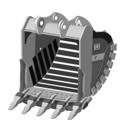 Heavy-Duty Rock Bucket RDE-113.22d-18WC9(5)WS