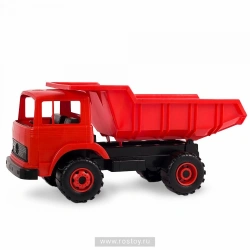 Large Red Diesel Dump Truck Toy