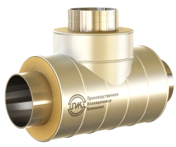 Steel Fittings with Thermal Insulation from Polyurethane and Galvanized Protective Shell