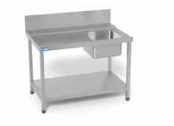 Stainless Steel Dishwashing Machine Entry/Exit Table