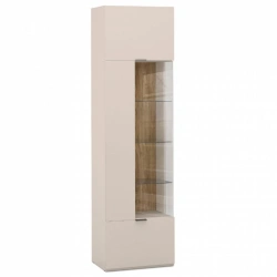 SOHO" FGE-02.DS Right Showcase Cabinet 2134 (Beige) Modular Furniture