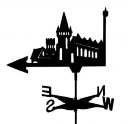 Decorative Weathervane "Castle" - Stylish Home Accent