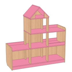 Children's Dollhouse Play Module IM-KD