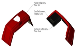 Rear Cabin Panel for Versatile 2375 Tractor 86038748R