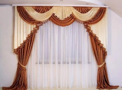 Flame-Resistant Decorative Valances for Windows and Doors