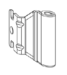 Corner Hinge for Securing PVC Door Frames 250801