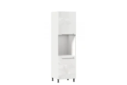 Glossy White Kitchen Cabinet Door Set with Oven - Gerda LD.272230.000