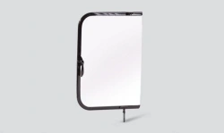 Left Middle Side Glass for UAZ SG-R 2206 with Frame 045130540320900