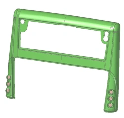 Rear Mask for LiAZ Bus 529265 Component 529265-5601130-03