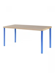 Rectangular Two-Seater Children's Table 520mm / Blue