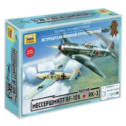 Messerschmitt Bf-109 Model Kit for Creative Building