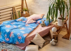Children's Cotton Bedding Set (Duvet Cover, Sheet, Pillowcase)