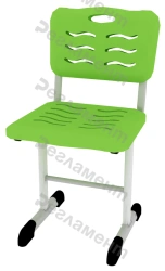 Student Chair V2 with Metal Frame and Durable Polypropylene Seat