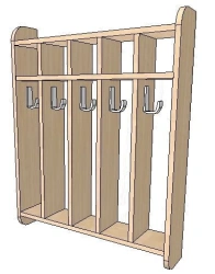 Wall-Mounted Towel Rack Model FN.MDU.01.09.00.00.00