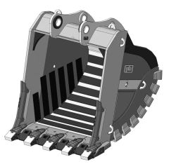 Heavy-Duty Rock Bucket 6.7m³ RDH6.7PR/65SV2