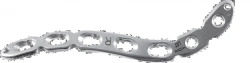 S-Shaped Clavicle Plates for Osteosynthesis, Right and Left, Article 458.50X R/L