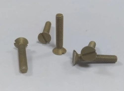 Screws with countersunk head 90° with straight slot OST 1 31542-80, ?10