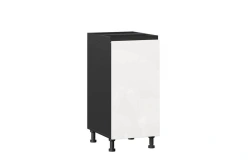 Kitchen Cabinet Facade 400 mm (Glossy White/Black) - Sherwood LD.281610.000